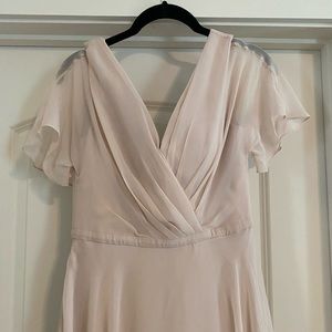 Dusty pink bridesmaids dress size 2